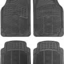 Goodyear Heavy Duty Car Mat Set 4PC-Tough and durable universal car mat set| Protects your vehicle from wear and tear| Non-slip backing| Can be cut to your desired size Slip resistance| Quick and Easy