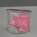 Uxcell Crochet Doilies, 22" x 10" Handmade Crochet Table Placemats Oval Lace Doilies 3 Flowers Pattern Cotton Coaster for Wedding Party Decoration, Light Pink