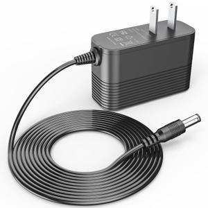 12V Power Adapter for Record Player Speakers Compatible with LP&No.1, Sony, 1byone, Audio-Technica, Record Player Speakers Power Cord Adapter