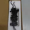 Thanksgiving Cutout Wood Place Card Holders - Grateful & Blessed Gatherings - Fall Themed Party Table Decorations (Black, 8)