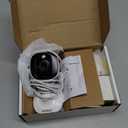 AOQEE 2K Cameras for Home Security-Outdoor/Indoor Camera for Dog/Cat/Pet/Nanny/Baby, Color Night Vision, White Light, Siren, 24/7 SD Recordings, Works with Alexa/Google Home, C1 (C1-White-2pack-2.4G)