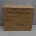 Vinyl Record Player Turntable with Built-in Bluetooth Receiver & 2 Stereo Speakers, 3 Speed 3 Size Portable Retro Record Player for Entertainment and Home Decoration (Brown)