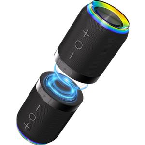 2 in 1 Magnetic Splittable Bluetooth Speaker, Portable Waterproof Split Wireless Speaker Bluetooth V5.4 with 20W Loud Stereo Sound, Wireless Pairing for Home, Outdoor or Travel