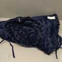 HOMBYS Fluffy Shaggy 50x 50, Navy Blue