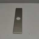 Brushed Nickel Faucet Plate, Sink Hole Cover, Faucet Deck Plate 10 Inch 1 or 3 Hole Long Rectangle Cover Deck Plate Faucet Escutcheon for Bathroom Vanity Sink Faucet Stainless Steel