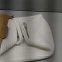 CubesLand Woven Cotton Rope Basket for Laundry, Book, Nursery, Clothes, Shoes, Toys Organizing and Bedroom Home&Living Room Decor, with Durable Handle, Rectangular 14x10x7.08IN White