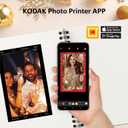KODAK Dock Plus 4x6'' Photo Printer, 10 Sheets, Docking & Bluetooth Smartphone Printer for iPhone & Android, Instant Color Prints, 4PASS Dye Sublimation