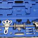 9-Way 2/3 Jaw Bearing Hub Gear Seal Remover Tool, 19pc Heavy Duty Slide Hammer Puller Kit