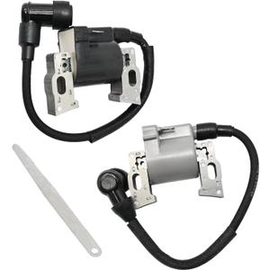 2 Set of Ignition Coil with Left and Right Magento, Replacement for Honda GX610 GX620 GX670 Cat12000 Predator 670cc, Replaces 30500-ZJ1-023 30500-ZJ1-013 30500-ZJ1-845