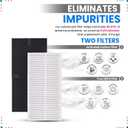 Bagean HEPA Filter U Compatible Honeywell Air Purifier Filter Replacement | Fits Febreze and Honeywell U Filter - H13 True HEPA with Carbon Filters 99.97% Particles and Purifies Air (4-Pack)