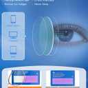Cat Eye Reading Glasses for Women, Retro Fashion Blue Light Readers for Women with Portable Case, UV Protection, +2.00