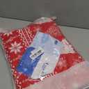 UOZZI BEDDING Christmas Duvet Cover Set Queen Size with Red White Snowflake and Deer Christmas Trees Holiday Style Duvet Cover Set Queen (1 Duvet Cover + 2 Pillow Shams) for New Year Gift Choice