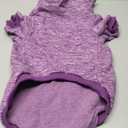 Dog Sweaters for Large Dogs Hoodie Fleece Dog Sweater Soft Clothes Sweatshirt with Pocket Hoodie for Large Dogs(Purple&L)