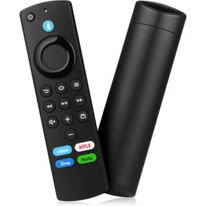 Replacement Voice Remote Compatible with All Fires Series Smart TV Cube(1st/ 2nd/ 3rd Gen), TV Stick(4K/ 4K Max/ Lite), Smart TVs (3rd Gen), for Hisense/ TCL Smart TVs