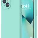 LOVE 3000 Designed for iPhone 13 Case, Premium Silicone with [Camera Protection] [Soft Anti-Scratch Microfiber Lining] Shockproof Protective Phone Case for iPhone 13 Women Men Girls 6.1", Sea Blue