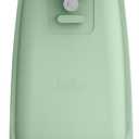 bella Electric Can Opener and Knife Sharpener, Removable Cutting Lever, Cord Storage, Stainless Steel Blade, Seaglass