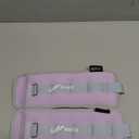 Adjustable Ankle Weights for Women Men 1/2/3/4/5/6/8/10/12/20 LBS 1 Pair Wrist Leg Arm Weights with Removable Weight Strength Training Weight for Walking Running Fitness Physical Therapy (light purple)