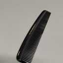 Hercules Sgemann Masterpiece Compact Styling Hair Comb with fine Teeth 8" | Seamless - Perfection in Design and Function - Professional - Hard Rubber (Ebonite) - Made in Germany