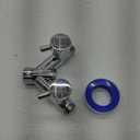 Tecmolog G1/2 Shower Diverter Shut Off Valve Brass Shower Head Splitter 2 Way for Bathroom, Chrome, DSF014A