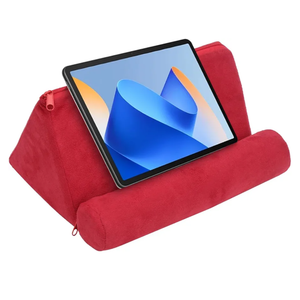 Tablet Pillow Stand, Soft Tablet Holder for Bed Reading, Book Holder for Reading in Bed up to 10" for Smartphones Books Magazines