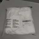 SweatyRocks Women's Off The Shoulder Cropped Sweatshirt Tops Letter Graphic Pullover Tops Y2k Streetwear (Medium, White)