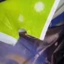 7X16ft Christmas Village Garage Door Cover Colorful Winter Snow Night Pine Tree Santa Claus Backdrop Xmas Fantasy Cartoon Fairy Tale Kids Party Decoration Outdoor Indoor Banner Cover