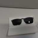 Polarized CLIP-ON Sunglasses for RAY-BAN RB5228 RX5228 (Black, S)