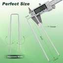 FEED GARDEN 6 Inch 500 Pack Galvanized Landscape Staples Plant Cover Pins 11 Gauge Tent Stakes Garden Stakes Landscaping Fabric SOD Pins Yard Spikes for Decoration Weed Barrier Fabric