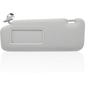 NHILES Left Driver Sun Visor Compatible with Mazda CX-9 2010-2015 Sun Visor Replacement Number TD11-69-320C-75 TD12-69-320C-75 Color:Gray