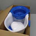Clorox Microfiber Spin Dry Microfiber Mop and Bucket System, Blue/White