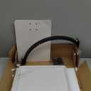 C Table End Table Adjustable Height, 360°Swivel TV Tray Table for Small Spaces, Couch Tables That Slide Under, C Shaped Side Tables with Wheels for Living Room and Bedroom, Bed