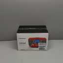 Crosley CR612B-RE Corsair Retro AM/FM Alarm Clock Radio and CD Player with Stereo Bluetooth Speakers, Red