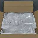 LEDIARY Ceiling Fans with Lights, 20 Inch Low Profile Ceiling Fan with Remote, 6 Speeds, Reversible, Dimmable Flush Mount Fan Light, Modern Fandelier Ceiling Fan with Lights for Bedroom, White