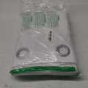 NICETOWN White 100% Blackout Curtains 45 inches Long, 2 Thick Layers Completely Blackout Window Treatment Thermal Insulated Lined Drapes for Small Window (1 Pair, 52 inches Width Each Panel)