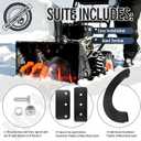 302565MA 327072MA Snow Thrower Paddle & Hardware - by Huthbrother, Compatible with Craftsman Murray 57121MA 1687312SM, for Craftsman Machines 20" 21" or 22" Snowblower