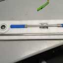Long Handle Stretch wrap Dispenser - 48 Inch Shrink wrap Pole Heavy Duty Stretch Film Dispenser Pole Holder - Fits 12" to 24" Rolls with 2" to 3" Core -Wrapping Pole for Shrink wrap