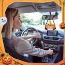 Thanksgiving Gifts Adopt Crochet Pumpkin Knitting Doll with Gift Box Positive Card for Christmas Fall Halloween