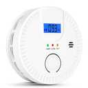 Smoke and Carbon Monoxide Detector, 2 in 1 Smoke and CO Alarm, 85dB Sound, LCD Reading, Battery Operation, for Home and Kitchen, Easy Installation