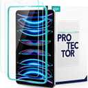 ESR 2 Pack Screen Protector for iPad Air 5th/4th Generation (2022/2020)iPad Pro 11 Inch (2022/2021/2020/2018) Screen Protector, Tempered-Glass Film with Alignment Frame, Anti-Scratch, HD Clarity