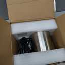 Milk Frother and Steamer,Warm and Cold Foam Frother, 304 Stainless Steel Jug (Brown)