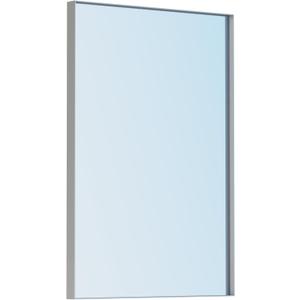 Silver Bathroom Mirror, 18 x 26 Inch Square Corner Rectangle Nickel Metal Framed Bathroom Vanity Mirrors for Wall Modern, 1/4-inch Shatterproof Glass | Ultra-Flush Hanging (26"L x 18"W)