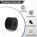 4 PCS Multi Purpose Rubber Spacer, 2" OD x 1/2" ID x 1-1/5" Thickness Rubber Washers for Screws, Anti Vibration Pads for Bolts, Car, Boat, Home (50 * 12 * 30mm)