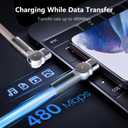 USB C to USB C Cable10ft, 240W 2-Pack USB 2.0, Type C Charger Cable Fast Charge for iPhone 16/16Pro/16Plus/16ProMax,MacBook Air,iPad Pro,Pixel,Samsung Galaxy S23/S24-Orange +White