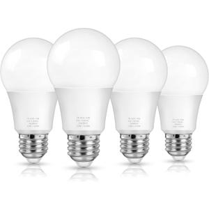 MAXvolador A19 LED Light Bulbs, 100 Watt Equivalent LED Bulbs, Daylight White 5000K, 1500LM, E26 Base, Non-Dimmable, 13W Bright LED Bulbs, 4-Pack