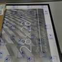 Americanflat 28x28 Picture Frame with Polished Plexiglass - Use as 24x24 Frame with Mat or Display 28x28 Photo Without Mat - Streamline Collection - Thin Border Square Frames for Wall Display - Black