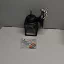 DESIGNERS FOUNTAIN Preston Outdoor Light Fixture, 8 Inch Exterior Wall Lantern Sconce for Front Door, Patio and Porch, Black, 1161-BK