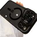 for iPhone 17 Pro Max Magnetic Case with Kickstand, [Compatible with MagSafe] Built in Stash Stand Clear Shockproof Soft Cover Camera Lens Protection Case for iPhone 17 Pro Max 6.9", Black