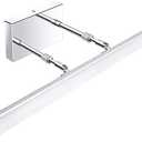 Aipsun 24 inch Modern LED Vanity Lights Adjustable Bathroom Vanity Light Fixtures Chrome Bathroom Light Fixture Over Mirror 5500K