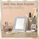 2 x FULZTEY 5 Rolls Rhinestone Ribbon Roll,Mix Colors Crystal Ribbon for DIY Crafts,1.5 cm Wide Diamond Strips Self Adhesive,5 Yards Shiny Rhinestone Tapes for DIY Car Clothes Wedding Party Decoration (White&Black&Rose Red AB&Orange AB&Gold)