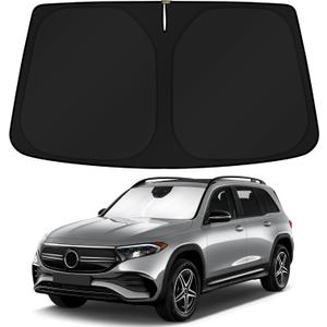 KUST Windshield Sun Shade for 2022-2024 2025 2026 Mercedes Benz EQB 250 300 350 4 Matic EV Accessories Custom Fit Sunshade Sun Visor Protector Foldable Blocks UV Rays Keep Your Car Cooler